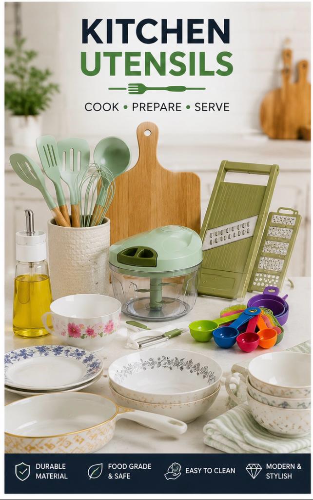 Kitchen Utensils – Essential Tools for Every Modern Kitchen