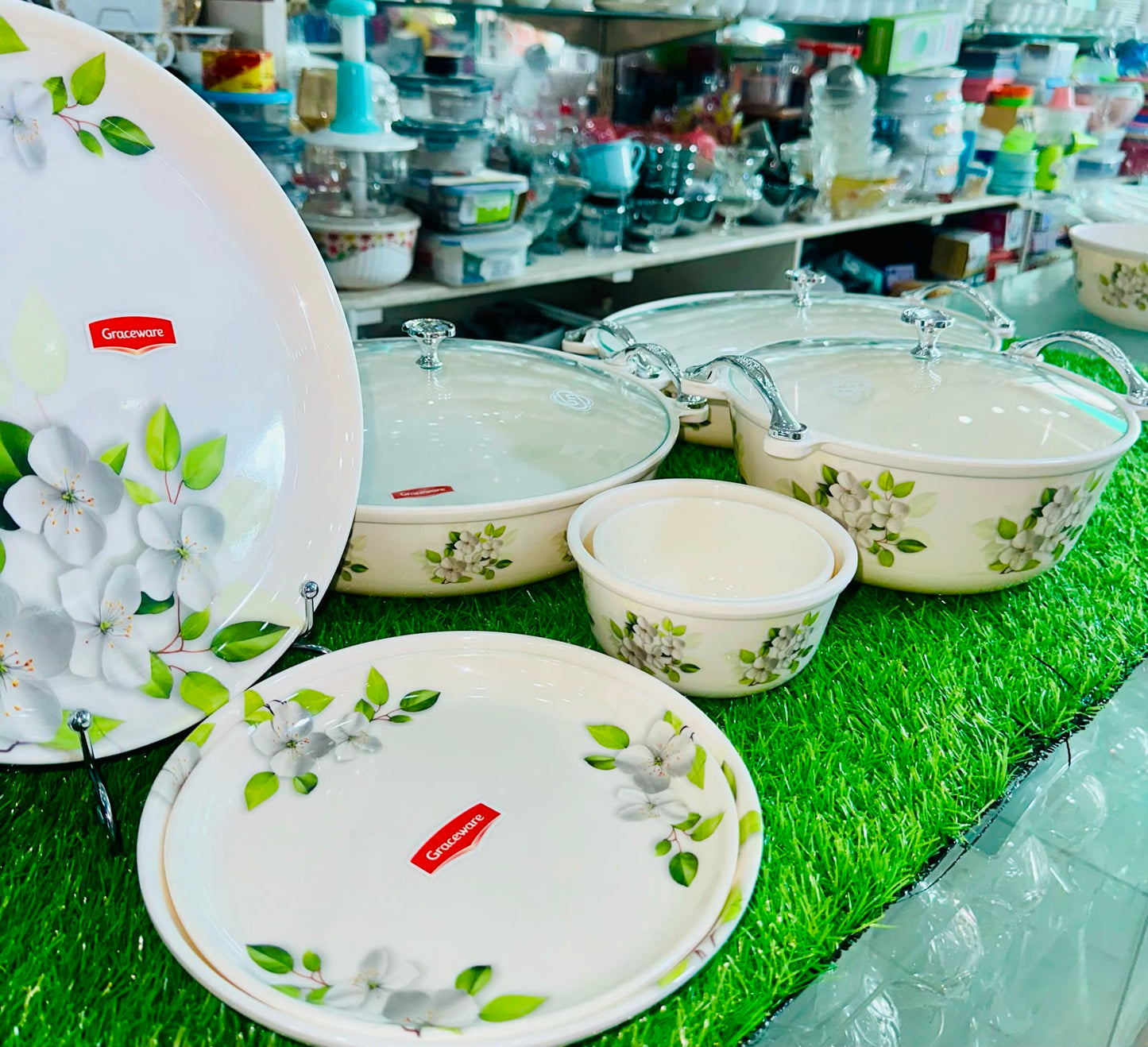 Premium Melamine Dinner Set – 88 Pieces | Elegant & Durable Family Dinnerware
